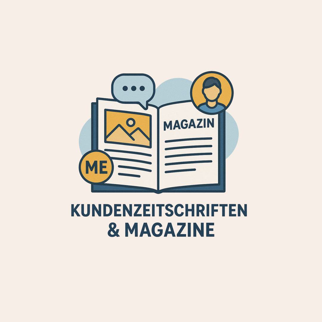 Grafik zu Kundenmagazin Erstellung